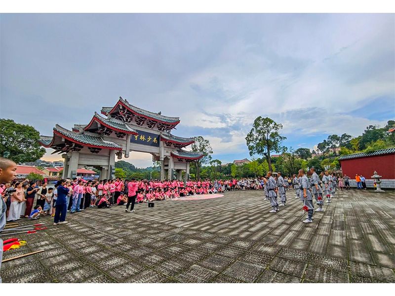 禅武扬国粹 两岸共传薪——海峡两岸青少年武术文化交流活动在莆田南少林寺成功举行